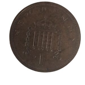 RARE DGREGFD 1971 Elizabeth The Second British Penny 1 .